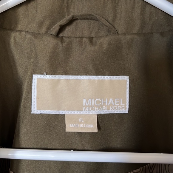 Michael Kors Olive Green Lightweight jacket Sz L - Picture 2 of 7